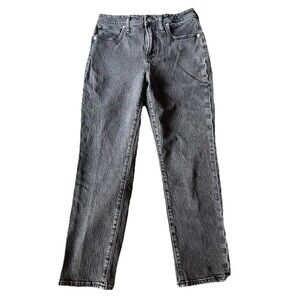 Madewell Jeans Womens 27 P Washed Black Curvy Perfect Vintage Jean Stretch Retro